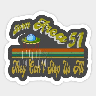Storm Area 51 - Let's See Them Aliens - September 20 Sticker